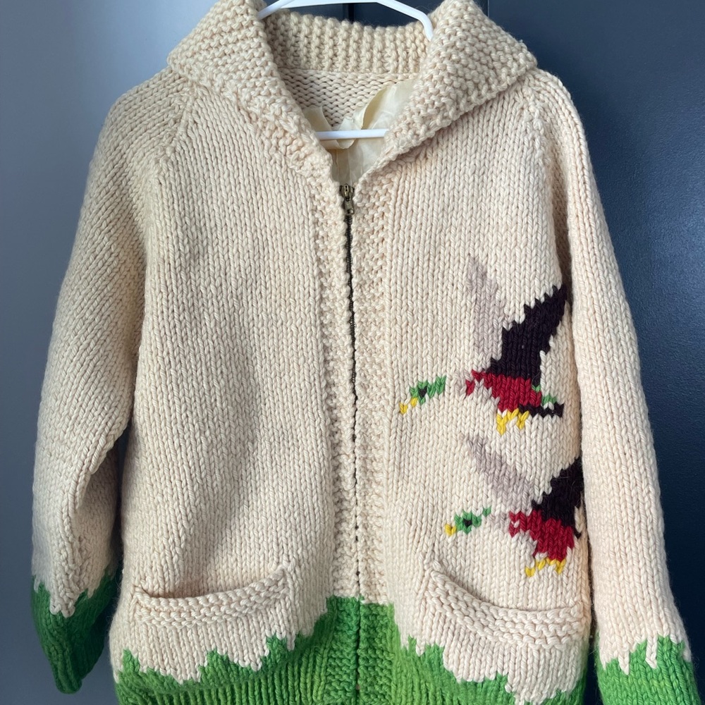 Cowichan knit jacket